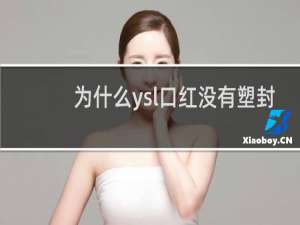 为什么ysl口红没有塑封