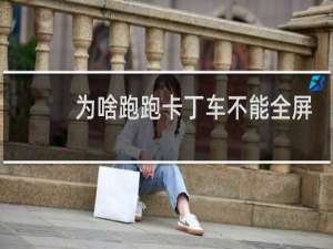 为啥跑跑卡丁车不能全屏