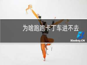 为啥跑跑卡丁车进不去