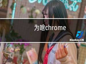 为啥chrome
