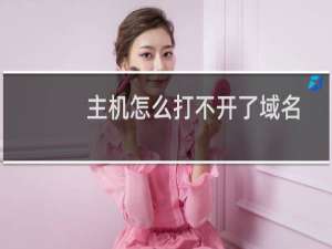 主机怎么打不开了域名-虚拟主机/数据库问题