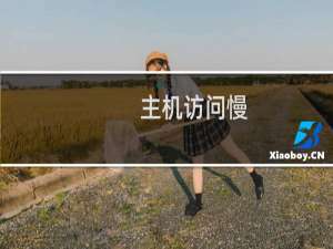 主机访问慢，需要更换主机
