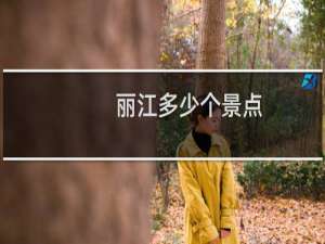 丽江多少个景点