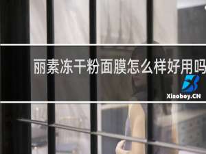 丽素冻干粉面膜怎么样好用吗