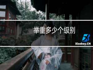 举重多少个级别