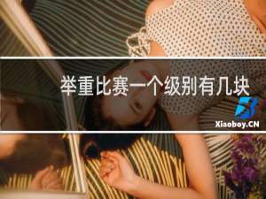 举重比赛一个级别有几块奖牌