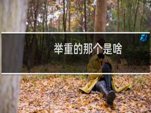 举重的那个是啥