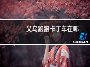 义乌跑跑卡丁车在哪