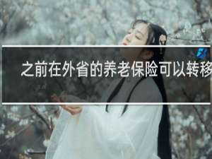 之前在外省的养老保险可以转移吗