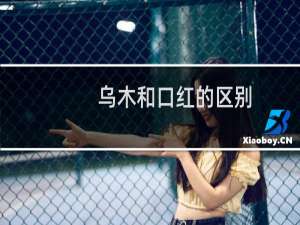 乌木和口红的区别