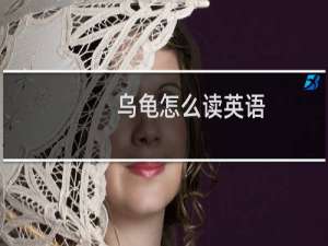 乌龟怎么读英语