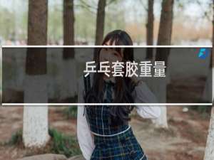乒乓套胶重量