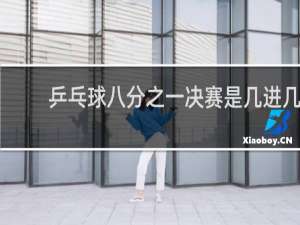 乒乓球八分之一决赛是几进几