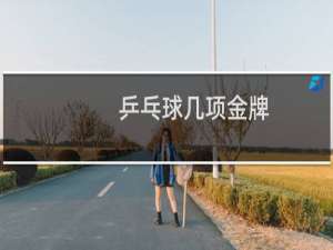 乒乓球几项金牌