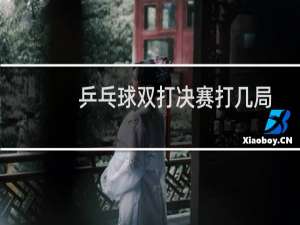 乒乓球双打决赛打几局