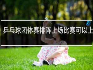 乒乓球团体赛排阵上场比赛可以上几人