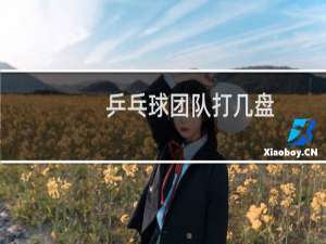 乒乓球团队打几盘