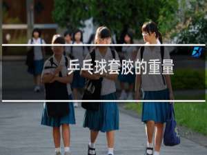 乒乓球套胶的重量