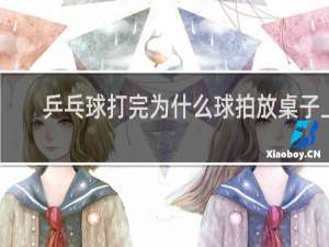 乒乓球打完为什么球拍放桌子上