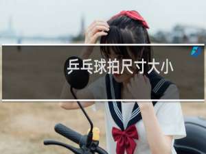 乒乓球拍尺寸大小