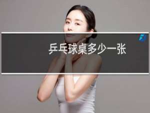 乒乓球桌多少一张