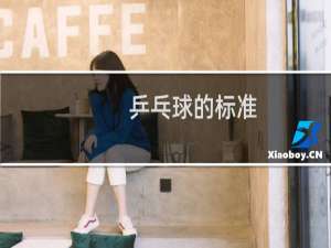 乒乓球的标准