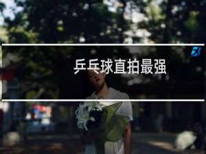乒乓球直拍最强