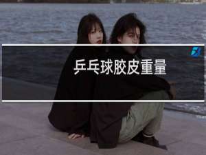 乒乓球胶皮重量