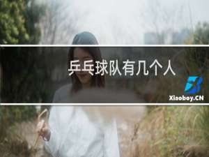 乒乓球队有几个人