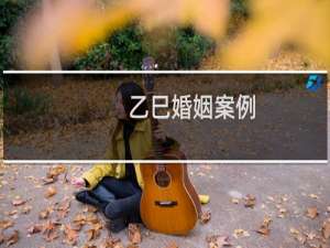 乙巳婚姻案例
