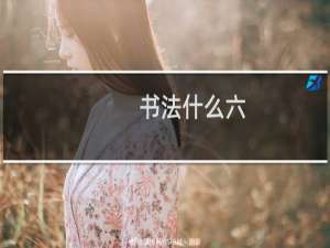 书法什么六