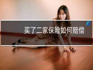 买了二家保险如何赔偿