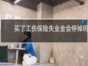 买了工伤保险失业金会停掉吗
