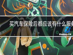 买汽车保险后都应该有什么服务