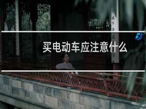 买电动车应注意什么