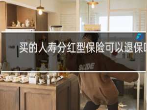 买的人寿分红型保险可以退保吗