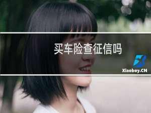 买车险查征信吗