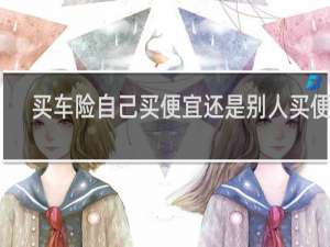 买车险自己买便宜还是别人买便宜