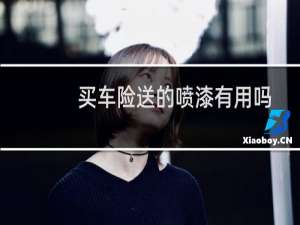 买车险送的喷漆有用吗