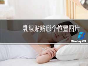 乳腺贴贴哪个位置图片