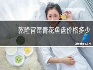 乾隆官窑青花鱼盘价格多少