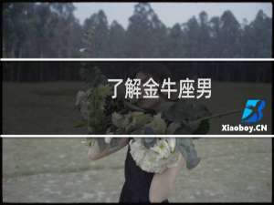 了解金牛座男