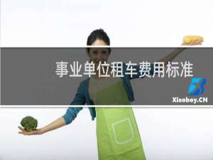事业单位租车费用标准