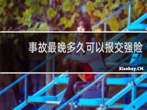 事故最晚多久可以报交强险