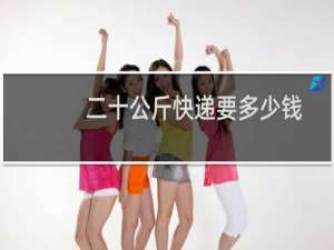 二十公斤快递要多少钱