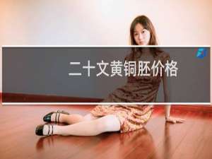 二十文黄铜胚价格