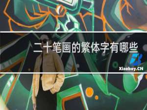 二十笔画的繁体字有哪些