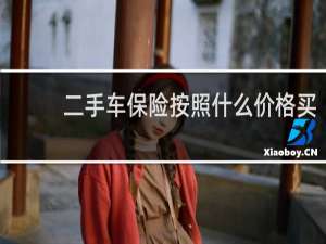 二手车保险按照什么价格买