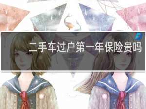 二手车过户第一年保险贵吗