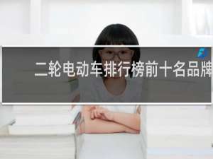 二轮电动车排行榜前十名品牌